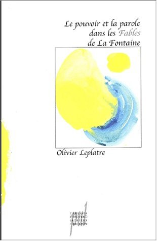 Le  pouvoir et la parole dans les 