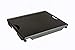 Imperial Home My Comfy Table - Adjustable Folding TV Tray Table and Cup Holder - TV Dinner Tray for Bed and Sofa - Overbed Adjustable Table - 3 Angles for Multipurpose Use (Black)
