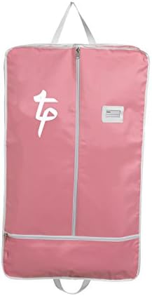 Tappers and Pointers Costume Carrier Garment Bag Dance Gymnastics 3 Colours (Pink with White Trim)
