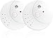 4 Pack Combination Smoke and Carbon Monoxide Detector Battery Operated, Travel Portable Photoelectric Fire&Co Alarm for Home and Kitchen