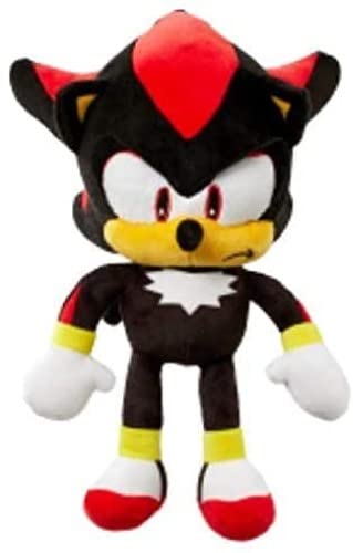 Envi Sonic The Hedgehog 12 Inch Plush Soft Toys Sonic Tails Knuckles Shadow (SHADOW)