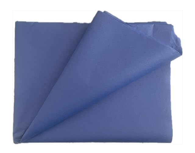 100 Sheets Dark Blue MG Tissue Paper 20x30 Inches, Acid Free Craft Art