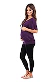 Women's Dolman Sleeve Maternity Tunic Top by Rags and Couture - Made in USA