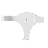 Sturdy Steel Wall Mount for Amazon Echo Dot 2nd Generation - Protect and Stabilize Alexa - by Wasserstein (White)