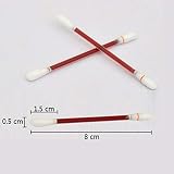 EXCEART 100Pcs Disposable Iodine Cotton Swabs Medical First Aid Pack view 5