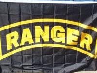 NEOPlex Army Rangers Black Traditional Flag