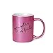 Gangster As Fuck Inappropriate 11 oz Metallic Pink Novelty Funny Coffee Mug