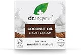 Dr Organic Coconut Oil Night Cream 50ml Dry Skin Natural Vegan Cruelty-Free view 2