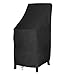 RosieLily Outdoor Chair Covers, High Back Patio Chair Covers Waterproof, Heavy Duty Patio Furniture Covers, Stackable Outdoor Bar Stool Covers, 600D, High Back-1 Pack, Black