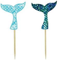 Mermaid Tails Cupcake Toppers