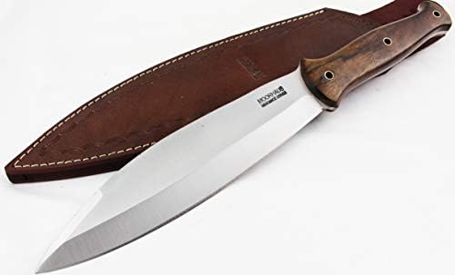 Moorhaus 1095 Knife - Wood Handle - Includes Leather Sheath - Special Promotional Price.