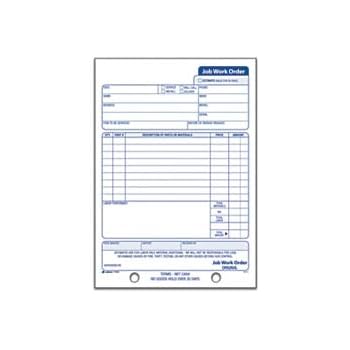 Amazon.com : Adams Carbonless Job Work Order Book, 5 9/16" x 8 7/16", 3 ...