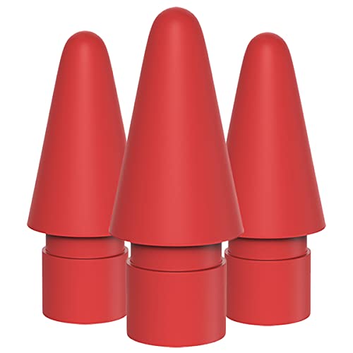 Compatible for Apple Pencil Tips 3 Pack (Gules)