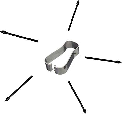 5X Replacement Tips Nibs for Samsung Galaxy Tab S10 /S10+/S10 Ultra/ S9 FE/FE+/Tab S9 + Plus Ultra/Tab S8 + Plus Ultra/Tab S7 + Plus / S7 FE/Tab S6 / S6 5G / S6 Lite Touch Screen Stylus S Pen black