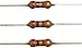 2k Ohm ,1/4W, 5%, Carbon Film Resistors (Pack of 100)