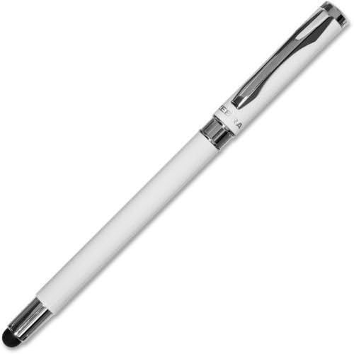 Wholesale CASE of 20 - Zebra Z-1000 Ballpoint/Stylus Combo Pen-Ballpoint/Stylus Pen Combo, Advanced, .7mm, WE Barrel/BK Ink