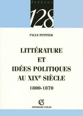Littérature et idées politiques au XIXe siècle