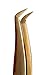 Russian Volume 75°, Eyelash Extensions Tweezers (Gold Plated) 3D 4D 6D