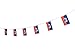 Kind Girl Haiti Flag Haitian Flag,100Feet/76Pcs National Country World Pennant Flags Banner,Party Decorations Supplies for Olympics,Indoor and Outdoor Flags,Sports Events,International Festival