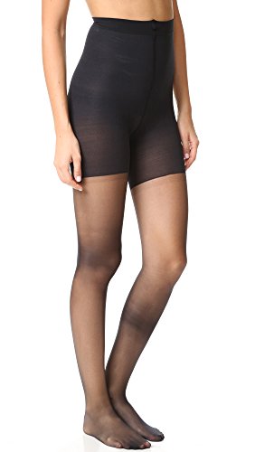 Spanx women s luxe leg sheer tights, very black, c