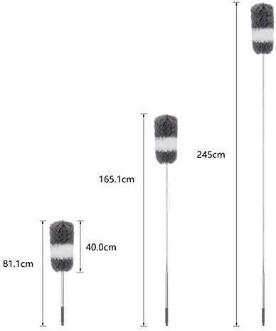 Cleanhome ほこりとり はたき ハンディモップ 伸縮可能 高い所掃除 250cmまで伸縮 手洗い可能 曲がる可能 天井 車 家 ブラインド エアコンに適用 ホワイト B081sjxb3g 8円 人気海外一番 100 品質保証 全品送料無料 即日出荷 Sale開催中