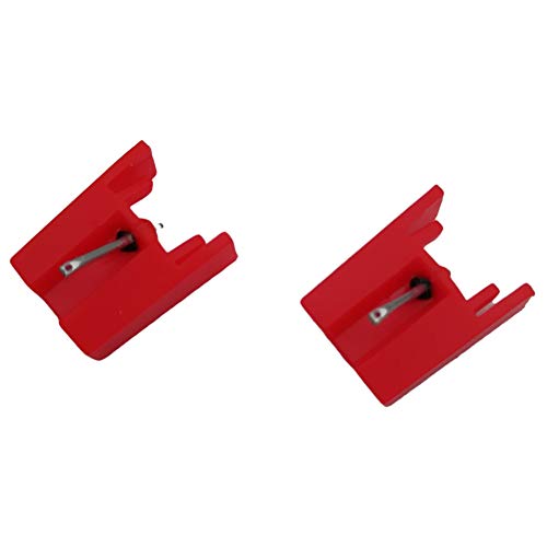 2Pcs Ruby Diamond Stylus Replacement Record Player Stylus Turntable