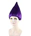 Colorful Pointy Troll Cosplay Costume Wig Collection, Multiple Color Options, Unisex, Adult & Kids Sizes