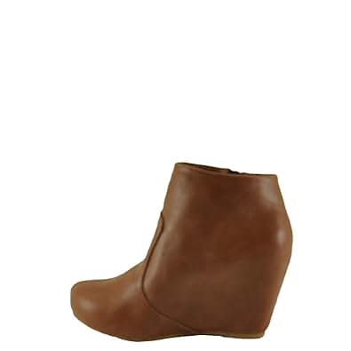 bamboo wedge booties