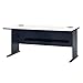 Bush Business Furniture Series A 72W Desk in Slate and White Spectrum