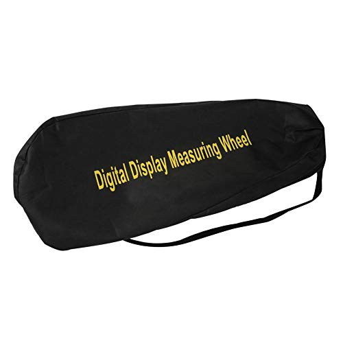 Distance Measuring Wheel, 12.5 Inch Large Digital Measuring Wheel with 5m Steel Measure Tape and Portable Package Bag for Builders Workers Large Area Measurement