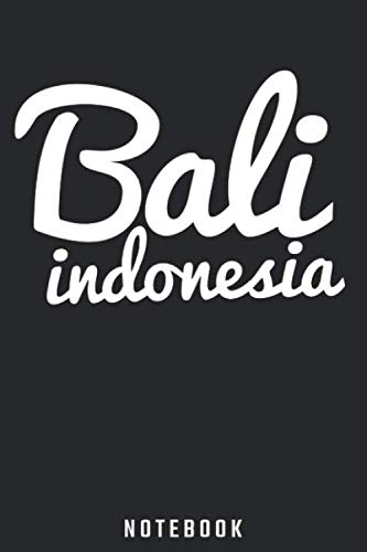 Bali Indonesia Notebook: Dot Grid Notebook (6x9 inches) 120 pages