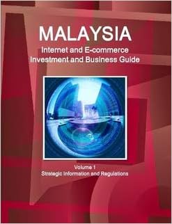 Malaysia Internet And E Commerce Investment And Business Guide Regulations And Opportunities World Strategic And Business Information Library Ibp Usa 9781433031748 Amazon Com Books