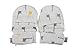 Darlyng & Co.'s Anti-Scratch Newborn Baby Mittens (0-6 months) 3 pairs (Blue- Boy)