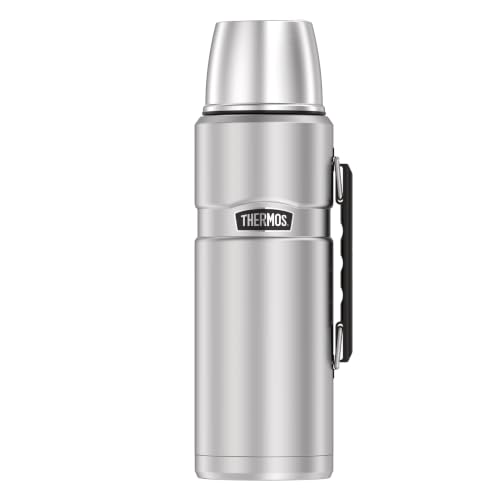Thermos 4003.205.120 Vacuum Flask Stainless King Flask 1.2 Litre Stainless Steel Matte