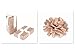 UNIQOOO 60 Sheets Premium Metallic Rose Gold Tissue Gift Wrap Paper Bulk, 20