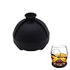 KINUO Ijs bal schimmel, siliconen grote bol ijs bal schimmel lade whisky ijs bal maker trechter ontwerp 2.5 ijs ballen…