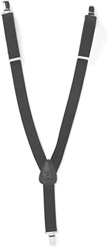 Kids Suspenders Child Baby Toddler Kid Adjustable Elastic Suspender Y Back Design (30", Black)