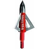 Muzzy 209-MX4, Bowhunting 100 Grain, .025" 4 Blade Broadhead, 1-1/8" Cutting Diameter, 3 Pack