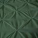 ExceptionalSheets Queen Size Comforter Set - 3 Piece Down Alternative Comforters - Decorative Pinch Pleat Pintuck Design - Wrinkle Resistant Microfiber Bed Set - Hunter Green