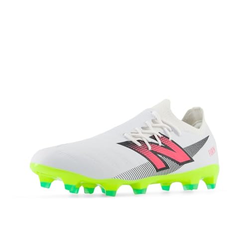 New Balance Unisex Furon Destroy Fg V7+ Soccer Shoe, White/Hi-Lite/Black, 13 US…