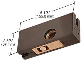 C.R. Laurence Black Bronze AMR215 Series Patch Lock By HandsOnCo