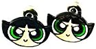US Family Brand Toon Characters Powerpuff Girls Buttercup Stud/Post Earrings Gift Boxed