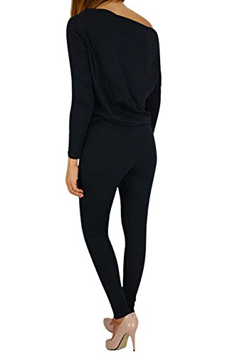 YOINS-Jumpsuit-Damen-Elegant-Langarmshirt-Damen-Overall-Off-Shoulder-Strand-Romper-Lang-Einfarbig