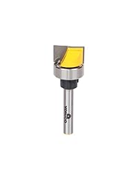yonico 14170q Bisagra mortise plantilla Router Bit con 3 4-Inch X 7 16-inch 1 4-inch Vástago