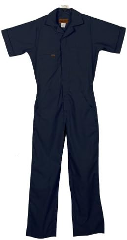 Five RockPoplin Short Sleeve Unlined Coveralls Relaxed Fit