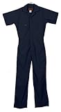 Five Rock Poplin Short Sleeve Unlined Coverall Relaxed Fit in Navy LG