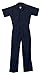 Five Rock Poplin Short Sleeve Unlined Coveralls Regular Fit (Small, Navy)