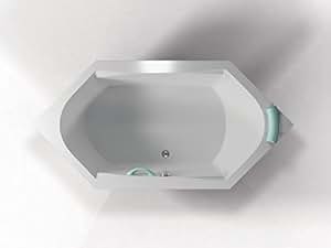 Bañera 200 x 100 cm bañera 200 acrílico bañera bañera esquina de 100 x