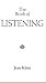 The Book of Listening by Jean Klein