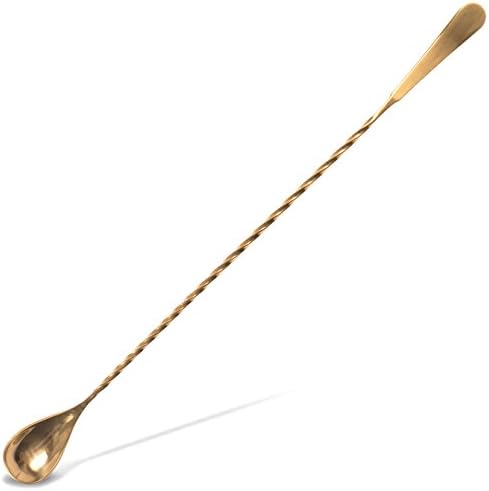 Barfly by Mercer Barfly Bar Spoon - 13-3/16-in - Gold Plated